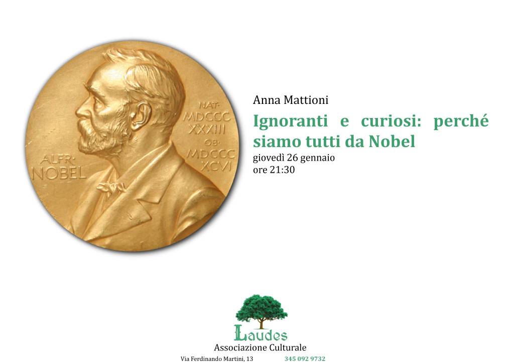 Locandina della lezione di Anna Mattioni